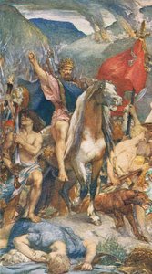 Attila che avanza su Parigi da Suzanne Courcelles Dumont